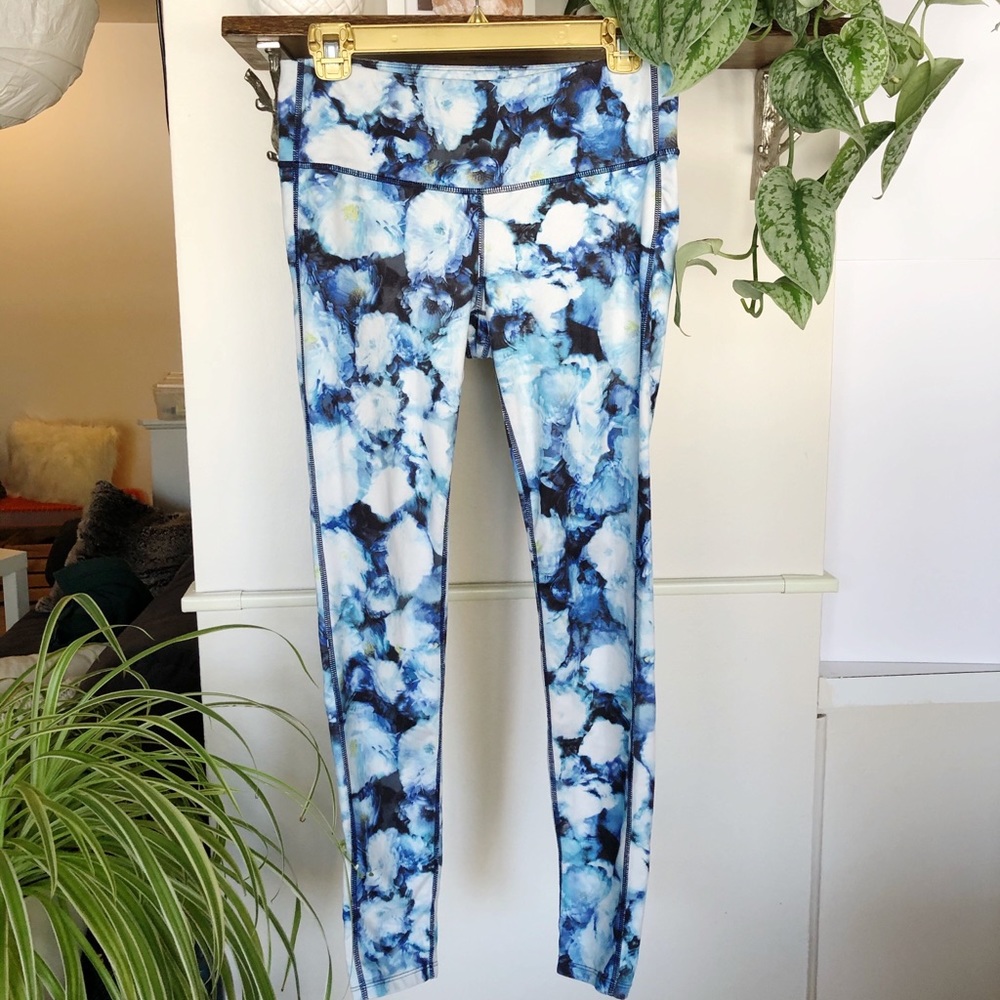 Athleta Floral Crush Chaturanga Tights